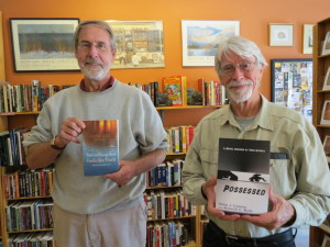 Donald Lystra with author Ken Wylie, who will read at Dog Ears on Sept. 28.
